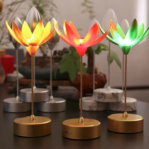 Music flower lamps