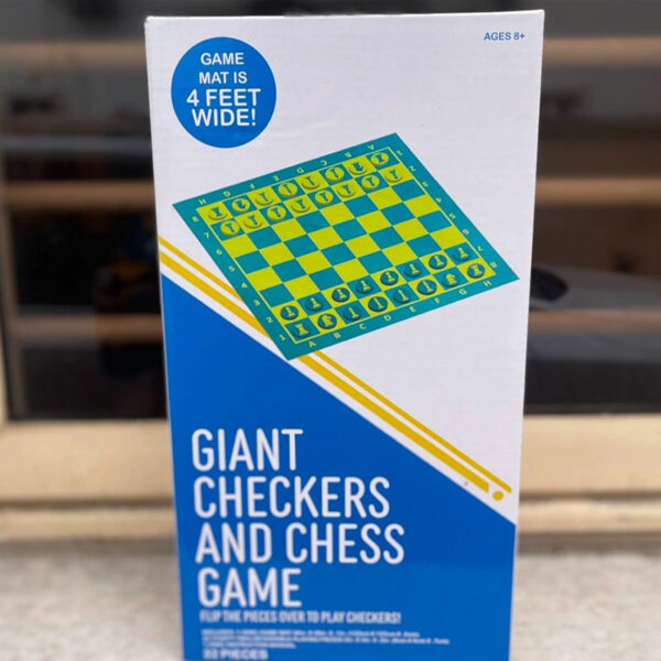 Giant Cheekers and Chees Game